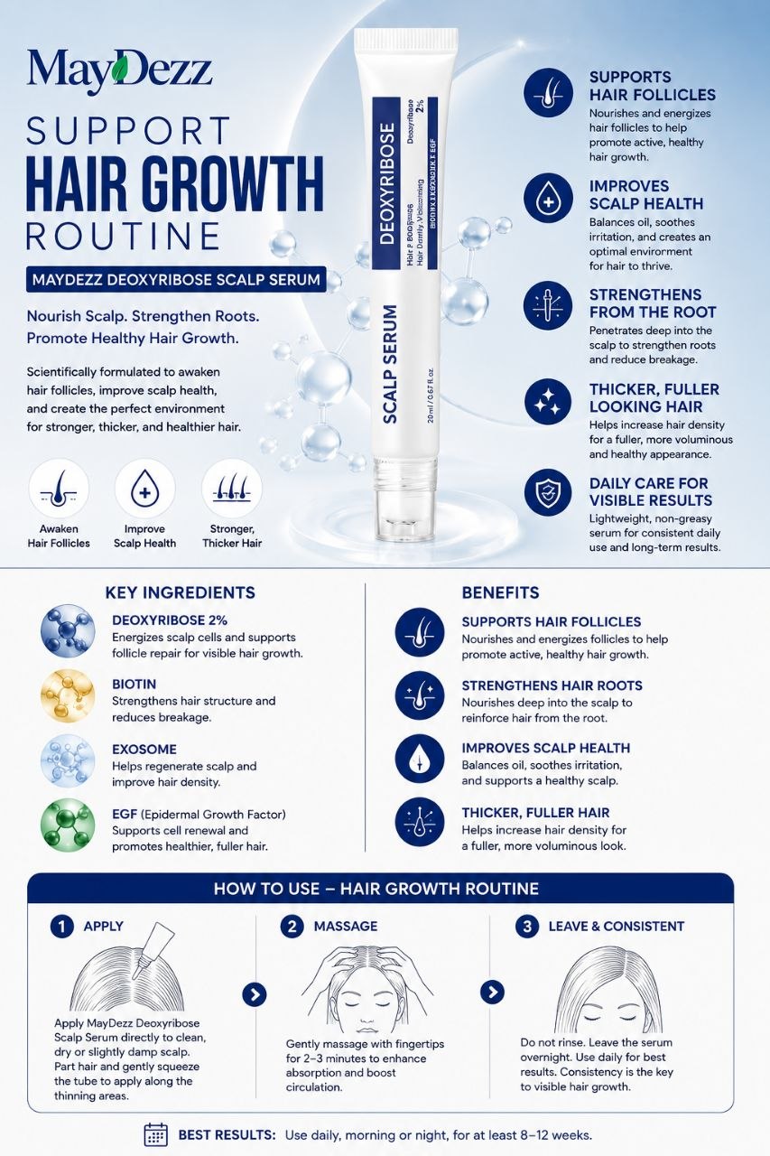 Deoxyribose Scalp Serum