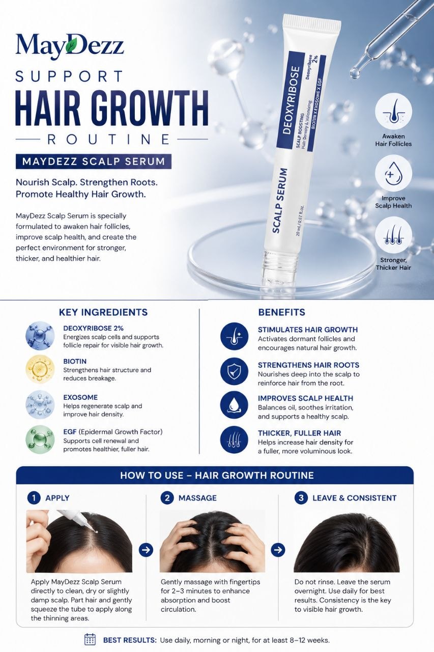 Deoxyribose Scalp Serum